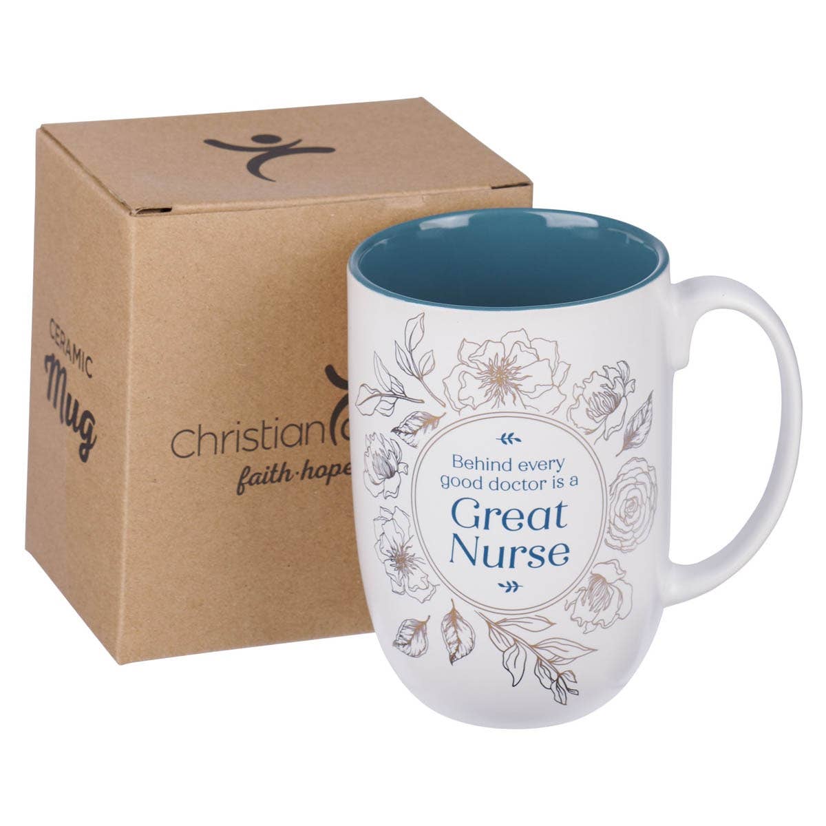 Mug Teal Great Nurse Phil, 4:13