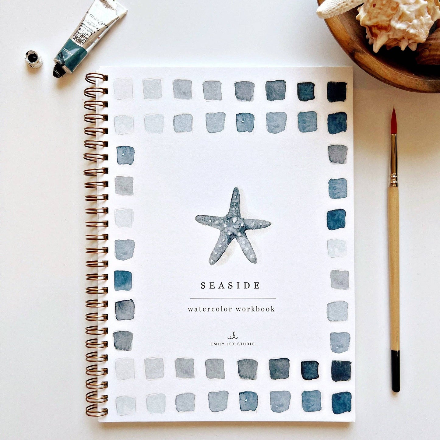 GB Seaside Watercolor Workbook