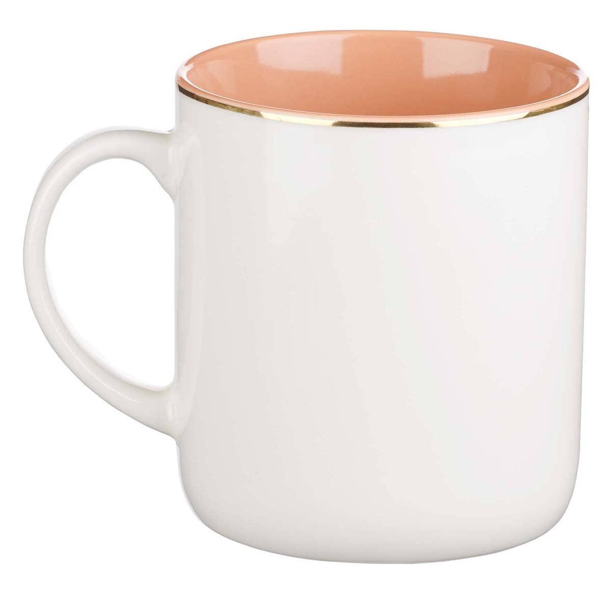 Mug Coral/White Floral When She Speaks Prov. 31:26