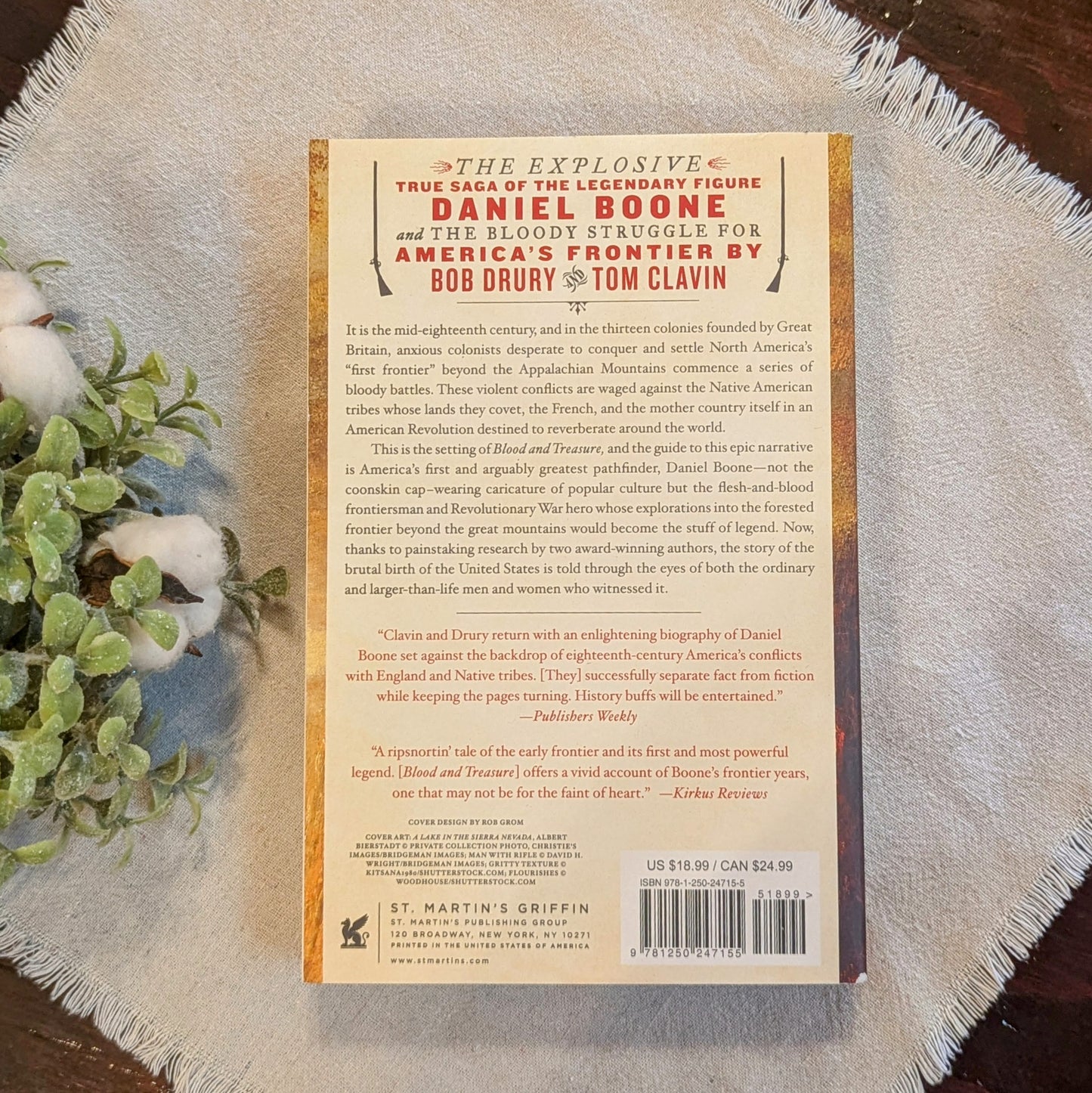 GB Blood and Treasure: Daniel Boone and the Fight for America's First Frontier