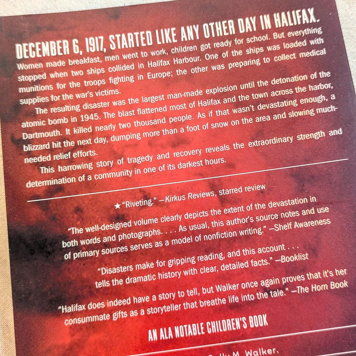 GB Blizzard of Glass - The Halifax Explosion of 1917