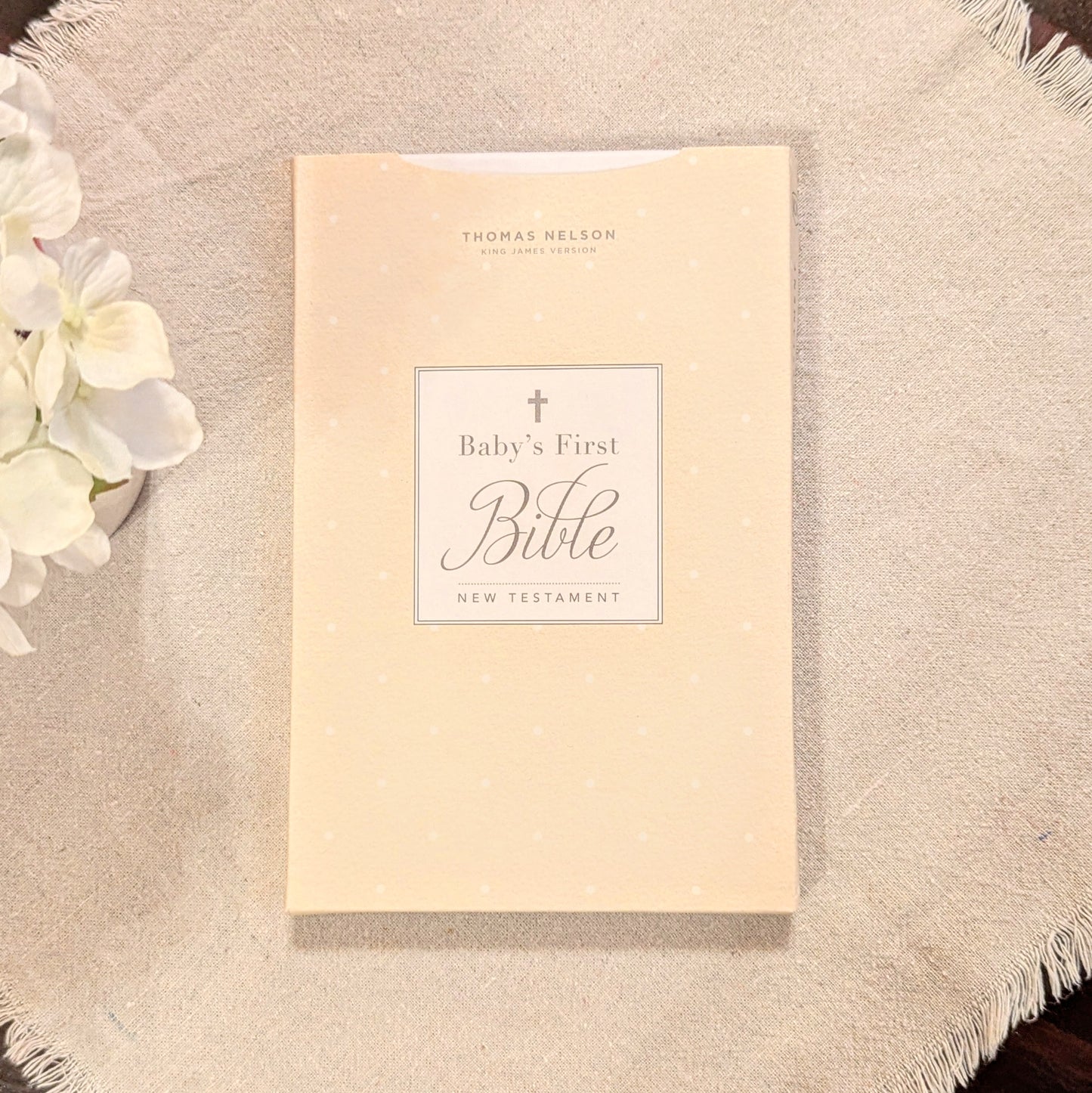 KJV Baby's First New Testament Bible (white hardcover)
