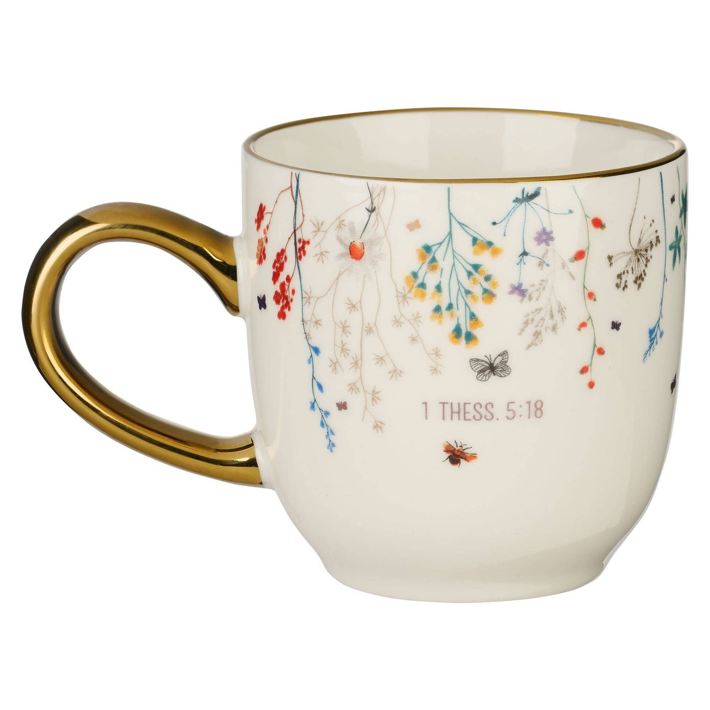 Mug White Give Thanks 1 Thess. 5:18