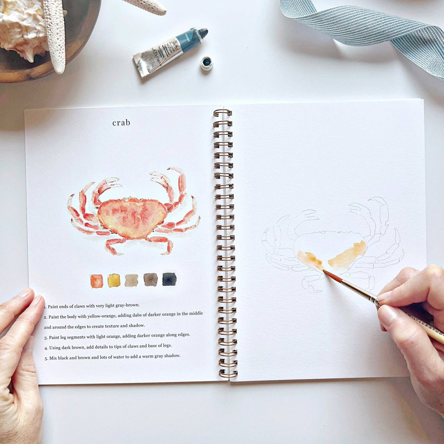 GB Seaside Watercolor Workbook