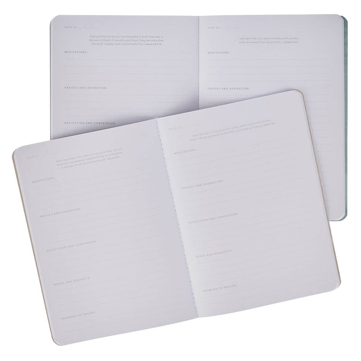 Prayer Notebook Set 2 pc Pray More Worry Less