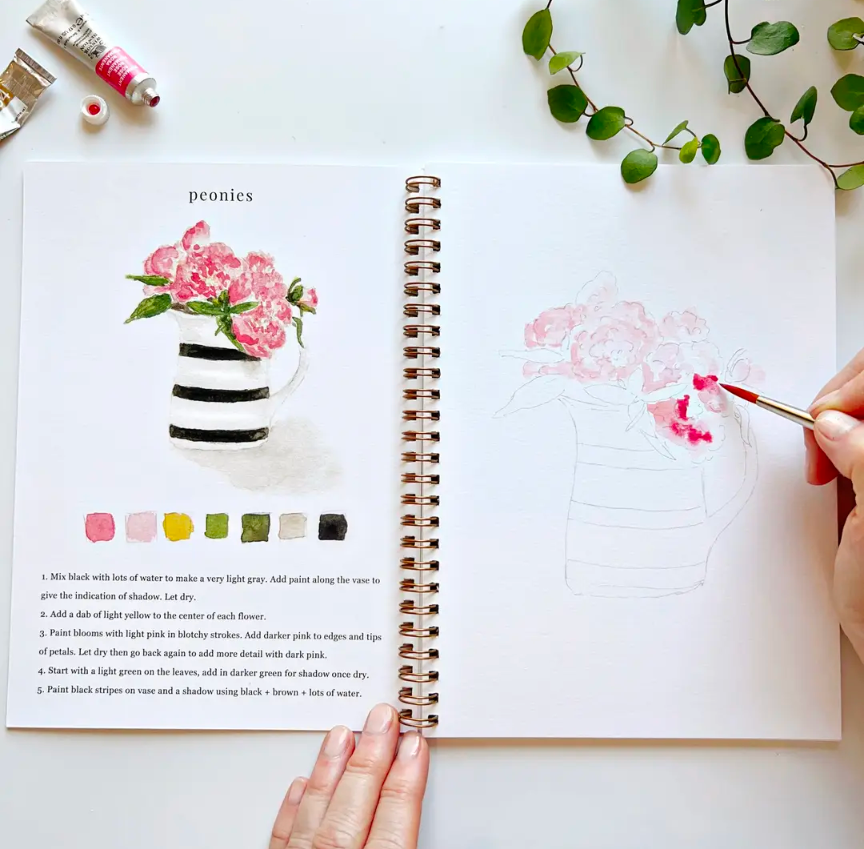 GB Watercolor Workbook - Bouquets