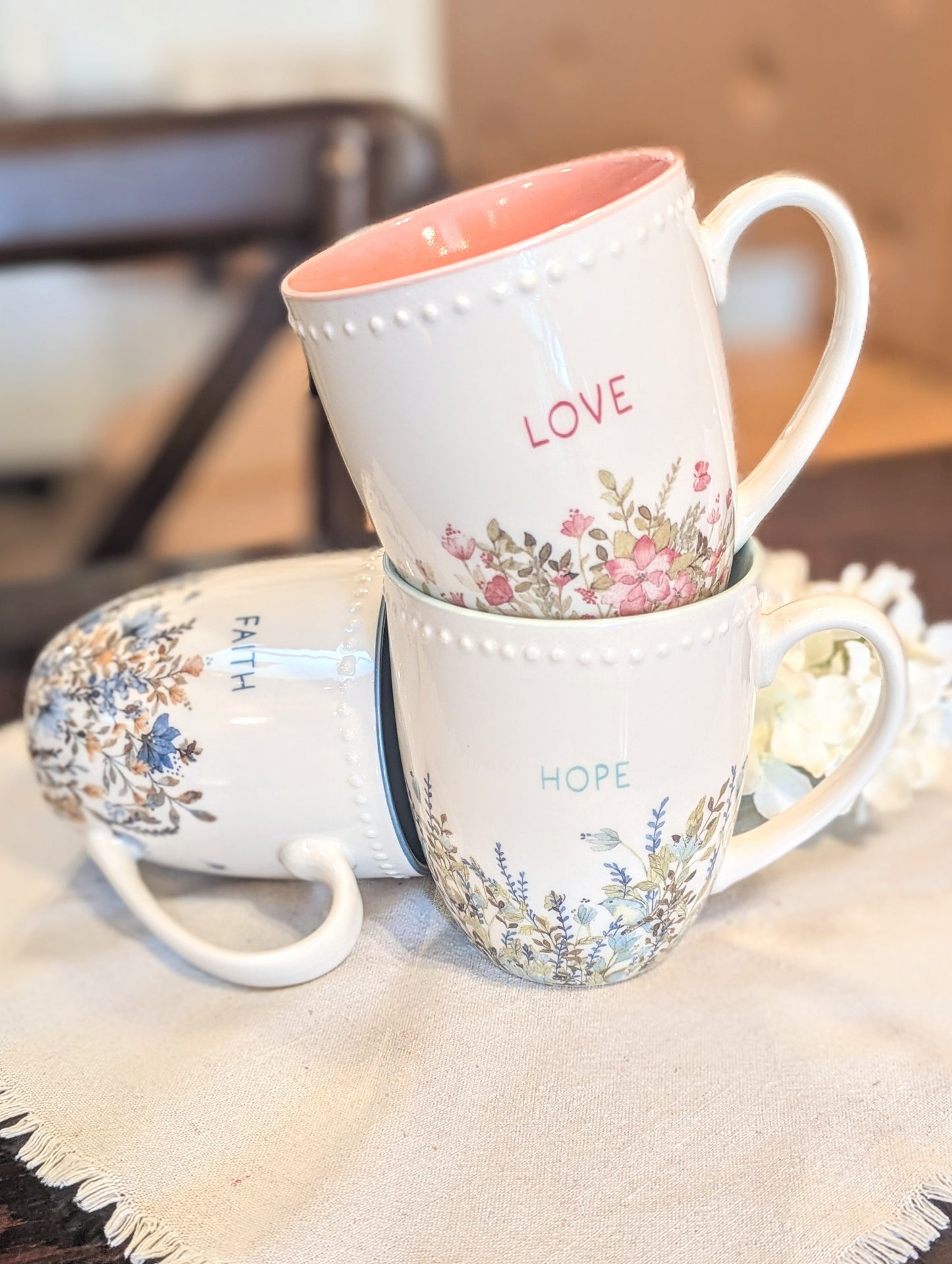 Mug - Pink Love Floral Mug
