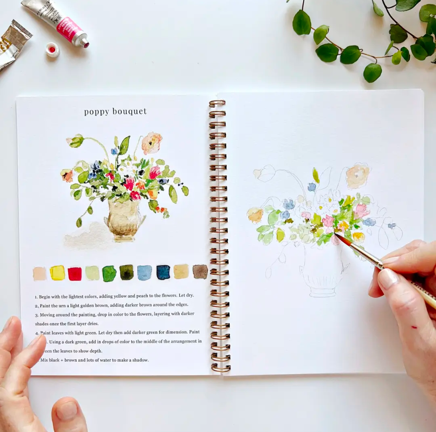 GB Watercolor Workbook - Bouquets
