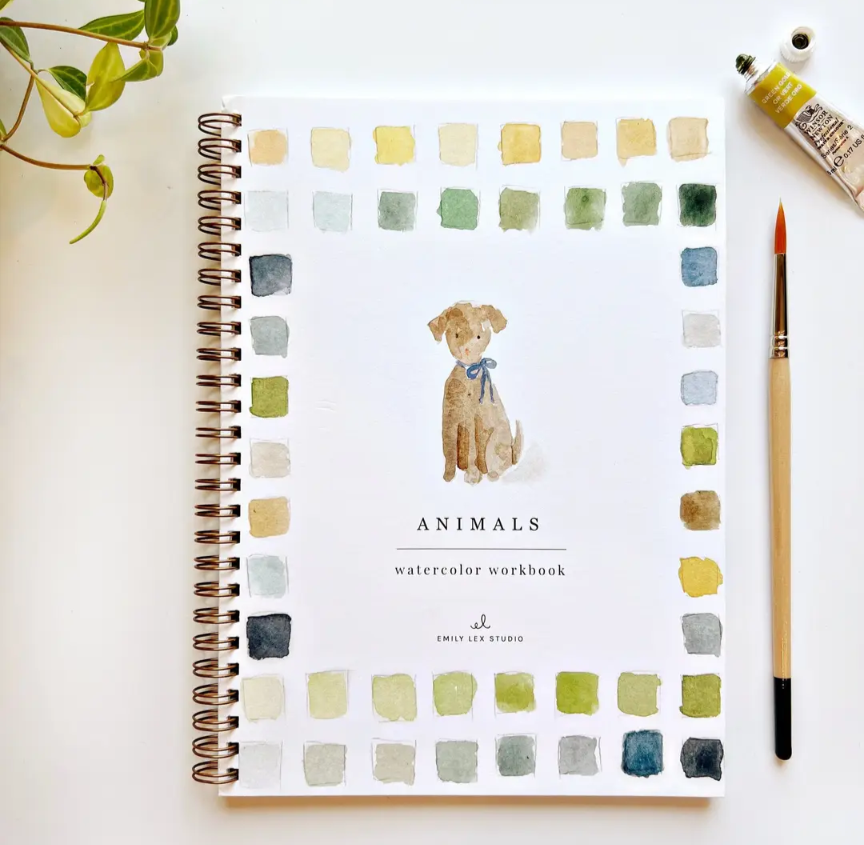 GB Watercolor Workbook - Animals