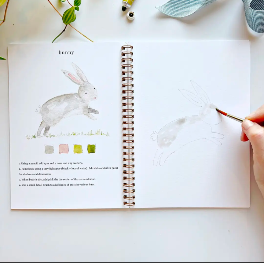 GB Watercolor Workbook - Animals