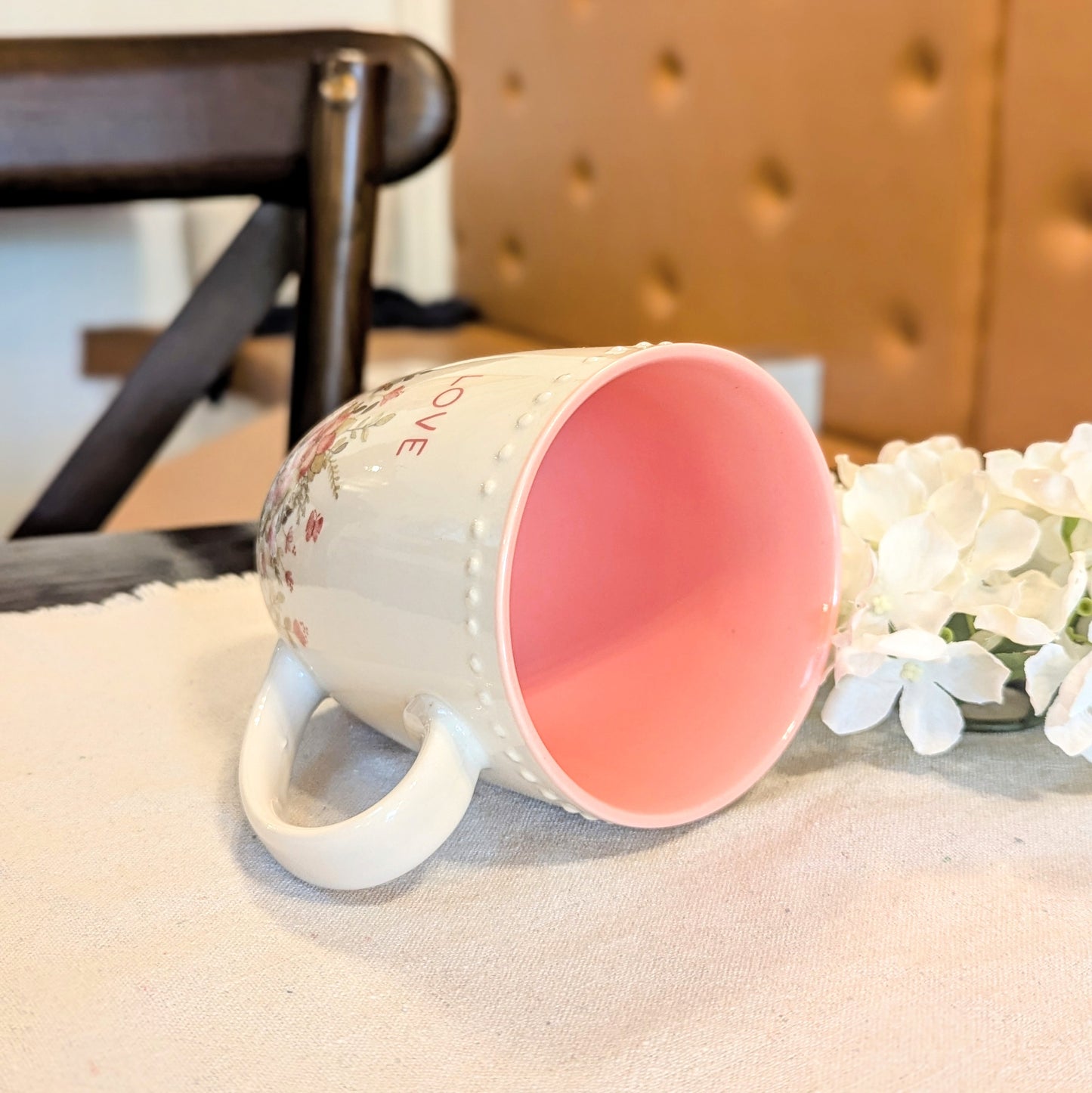 Mug - Pink Love Floral Mug