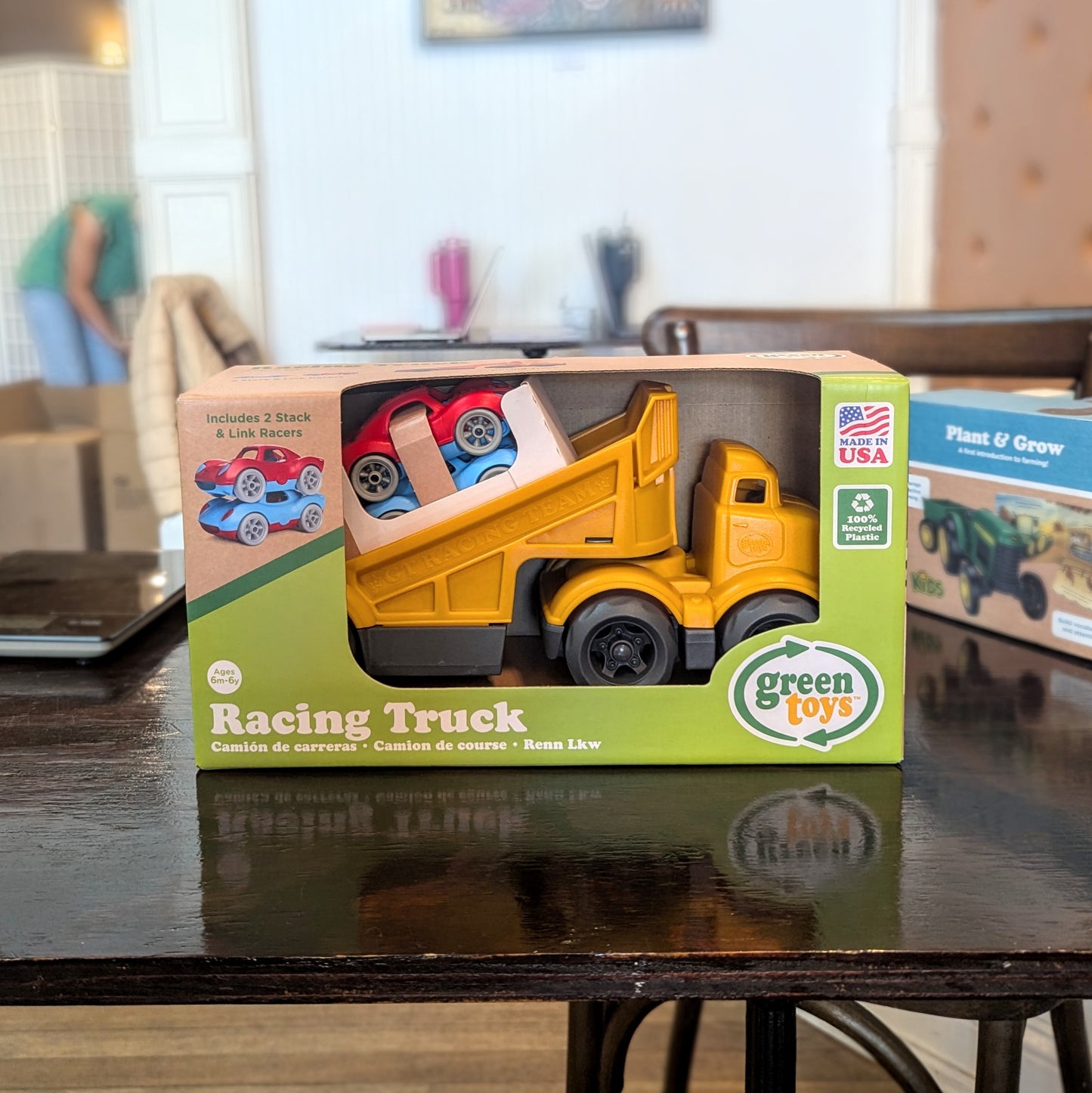 Green Toys - Racing Truck with Two Racers