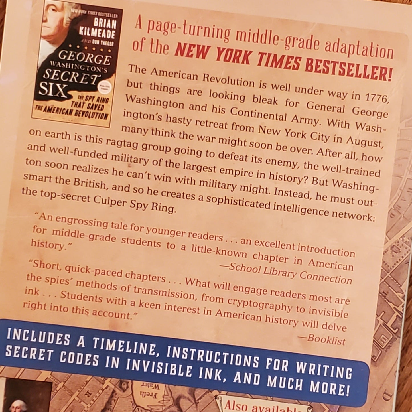 GB George Washington's Secret Six (Young Readers Adaptation)