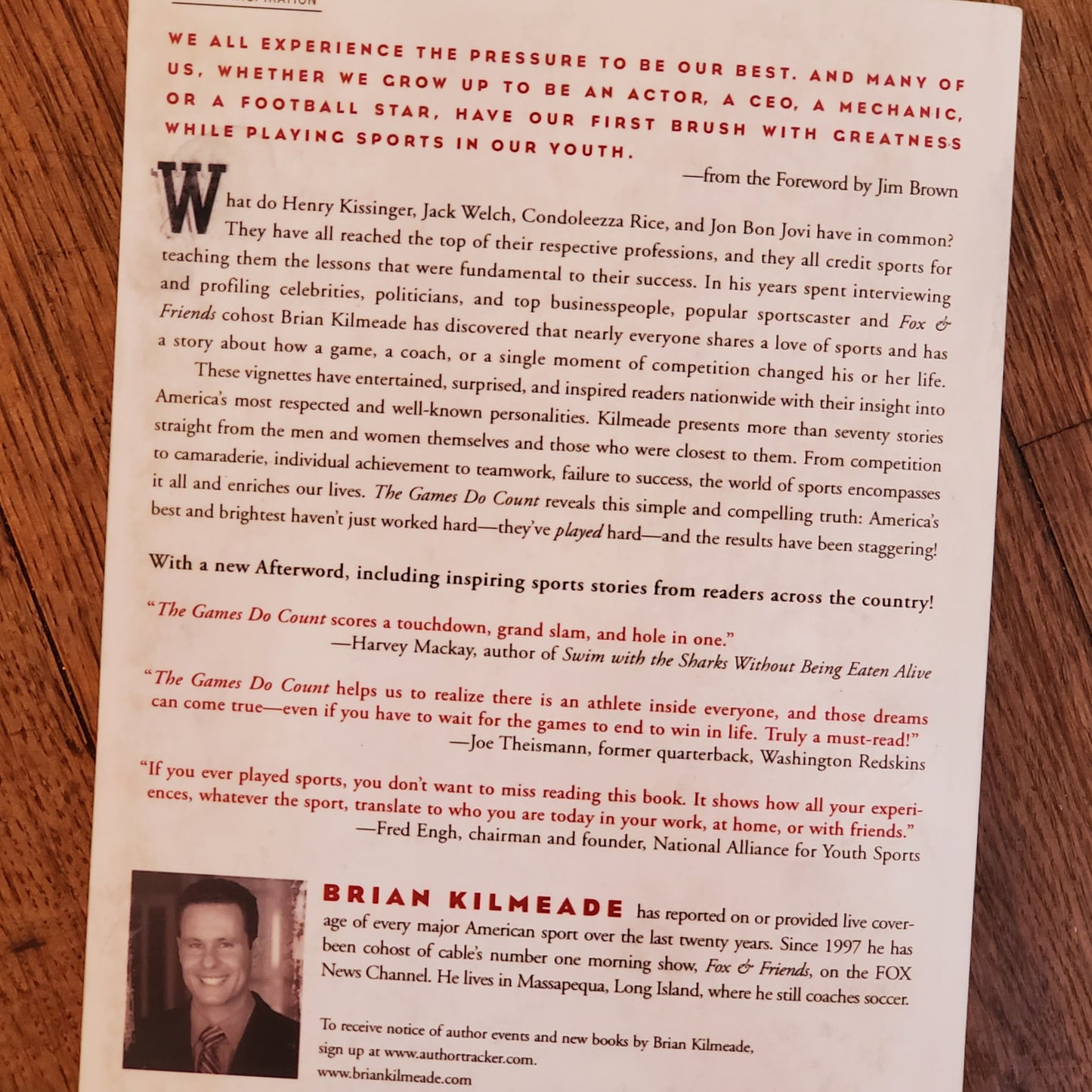 The Games Do Count: America's Best and Brightest