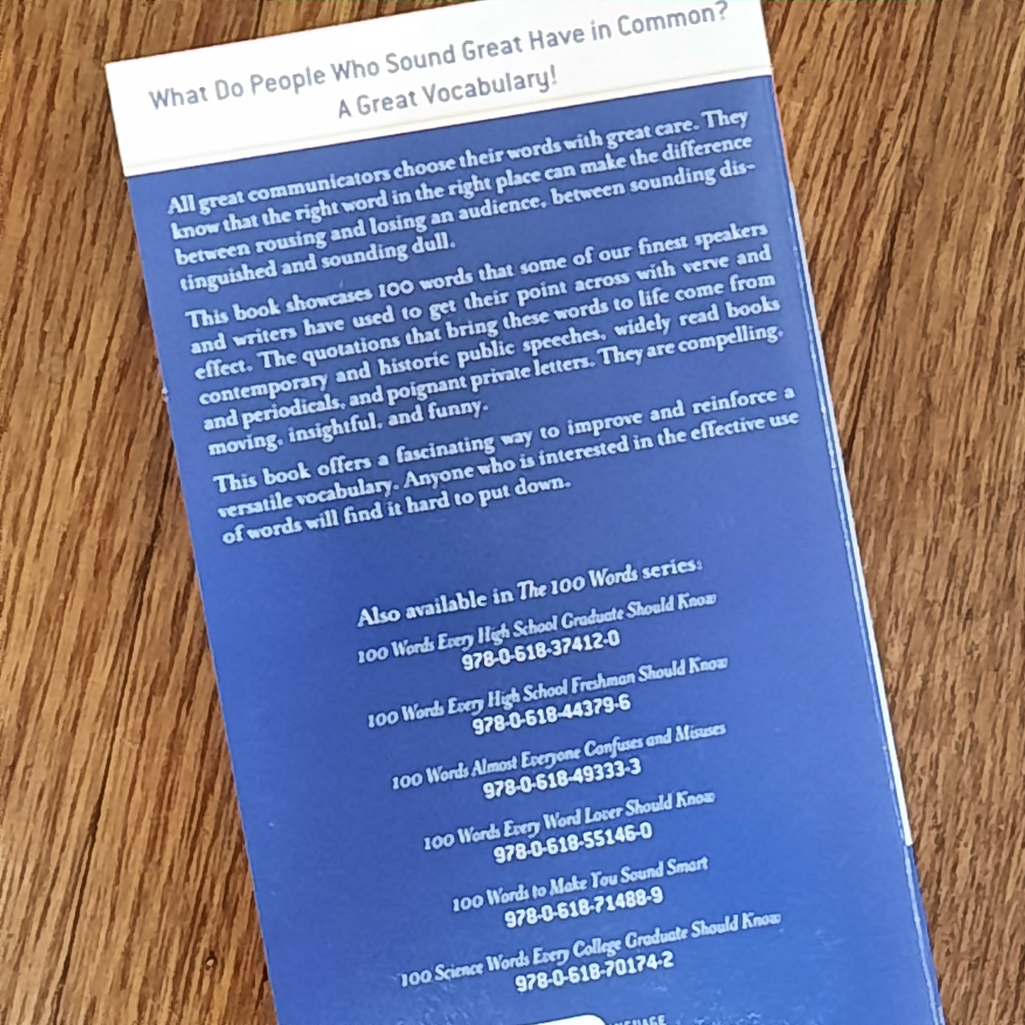 100 Words to Make You Sound Great