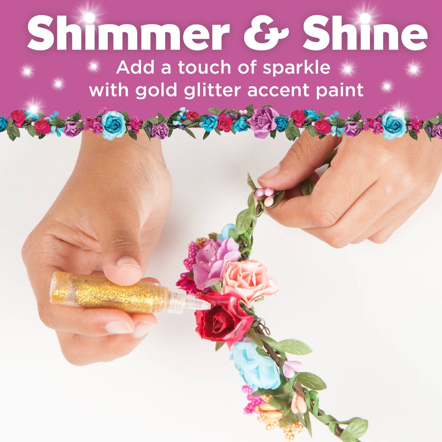 Create Your Own Flower Crowns DIY Craft Kit for Kids
