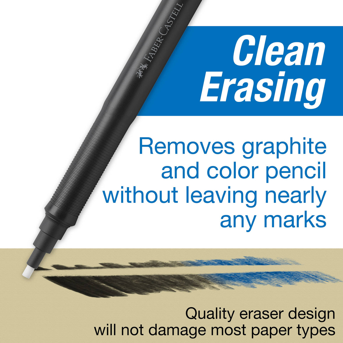 Precision Eraser Pen and Refill Blistercard