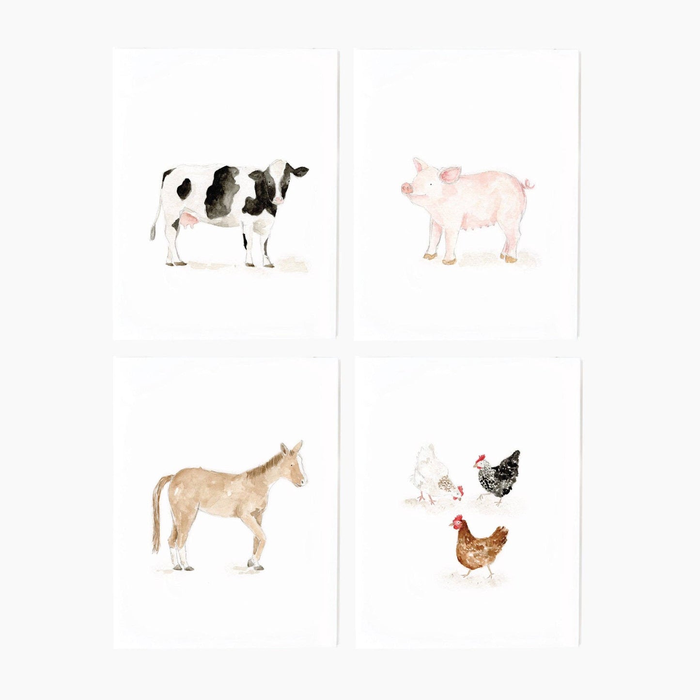 GB Farm Animals Assorted Notecard Set