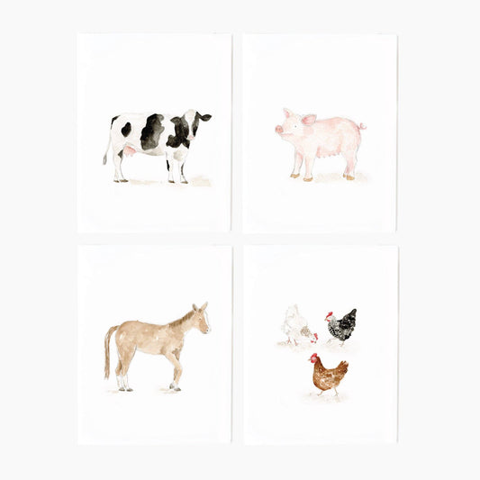 GB Farm Animals Assorted Notecard Set
