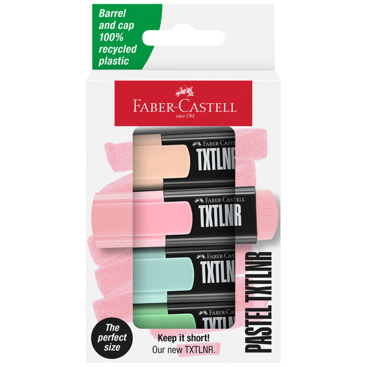TXTLNR Mini - Highlighter 4 Pack Pastel