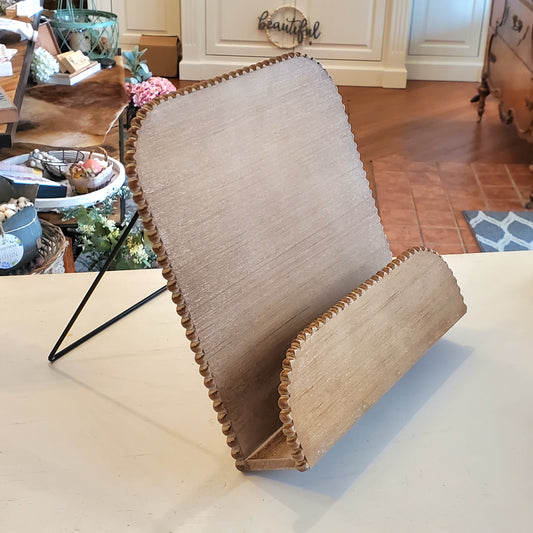 Distressed Wood Book Holder (varies)