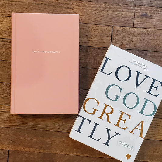 NET Bible, Pink, Love God Greatly