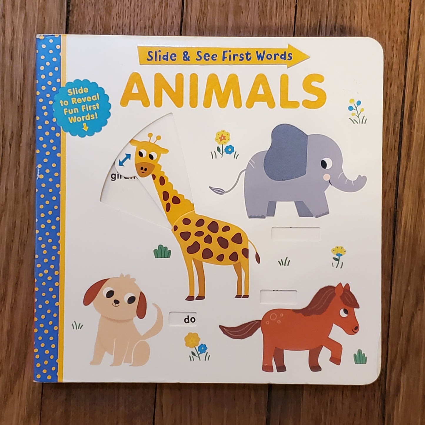GB Board Book - Animals Slide & See First Words