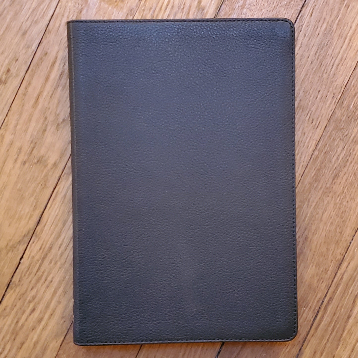 GB NET Bible Large Print Thinline Genuine Leather, Black
