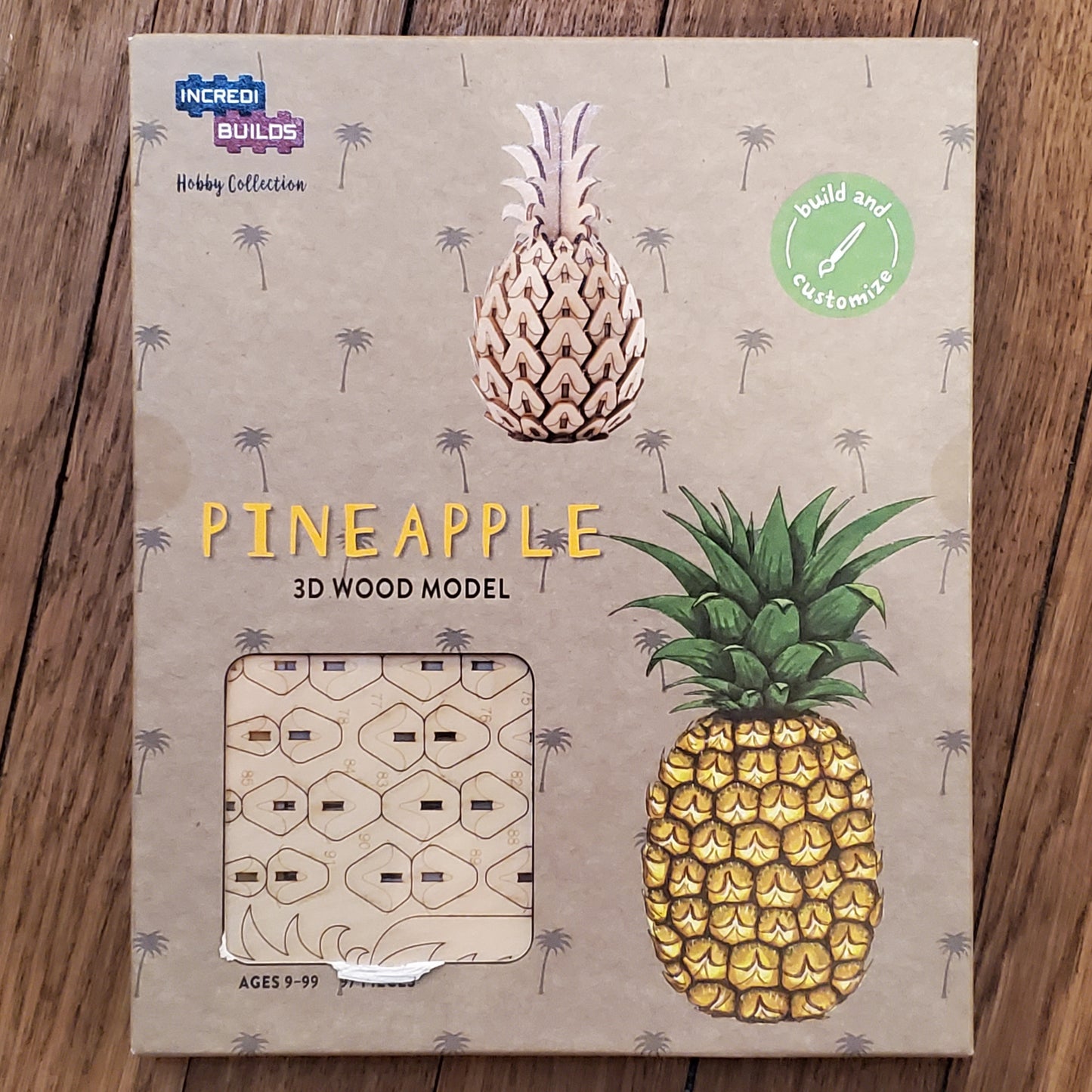 GB Pineapple 3D Wood Novel (Incredibuilds)