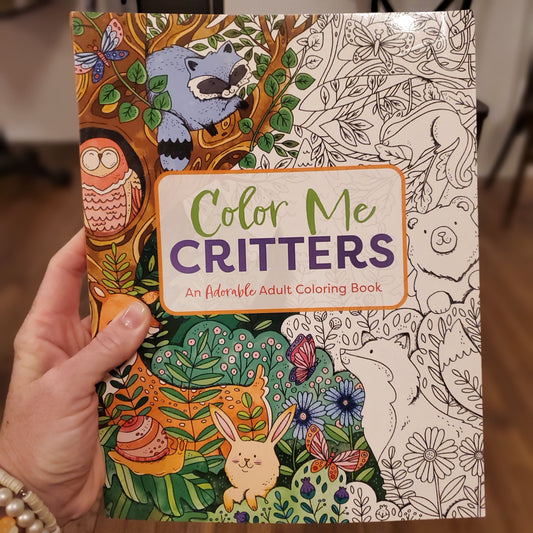 GB Color Me Critters: An Adorable Adult Coloring Book