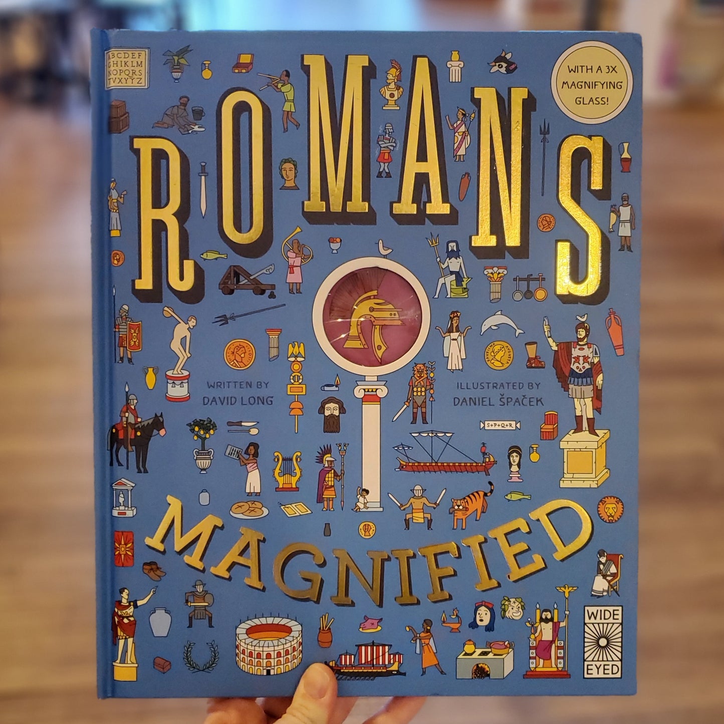 GB Romans Magnified (with a 3X magnifying glass!)