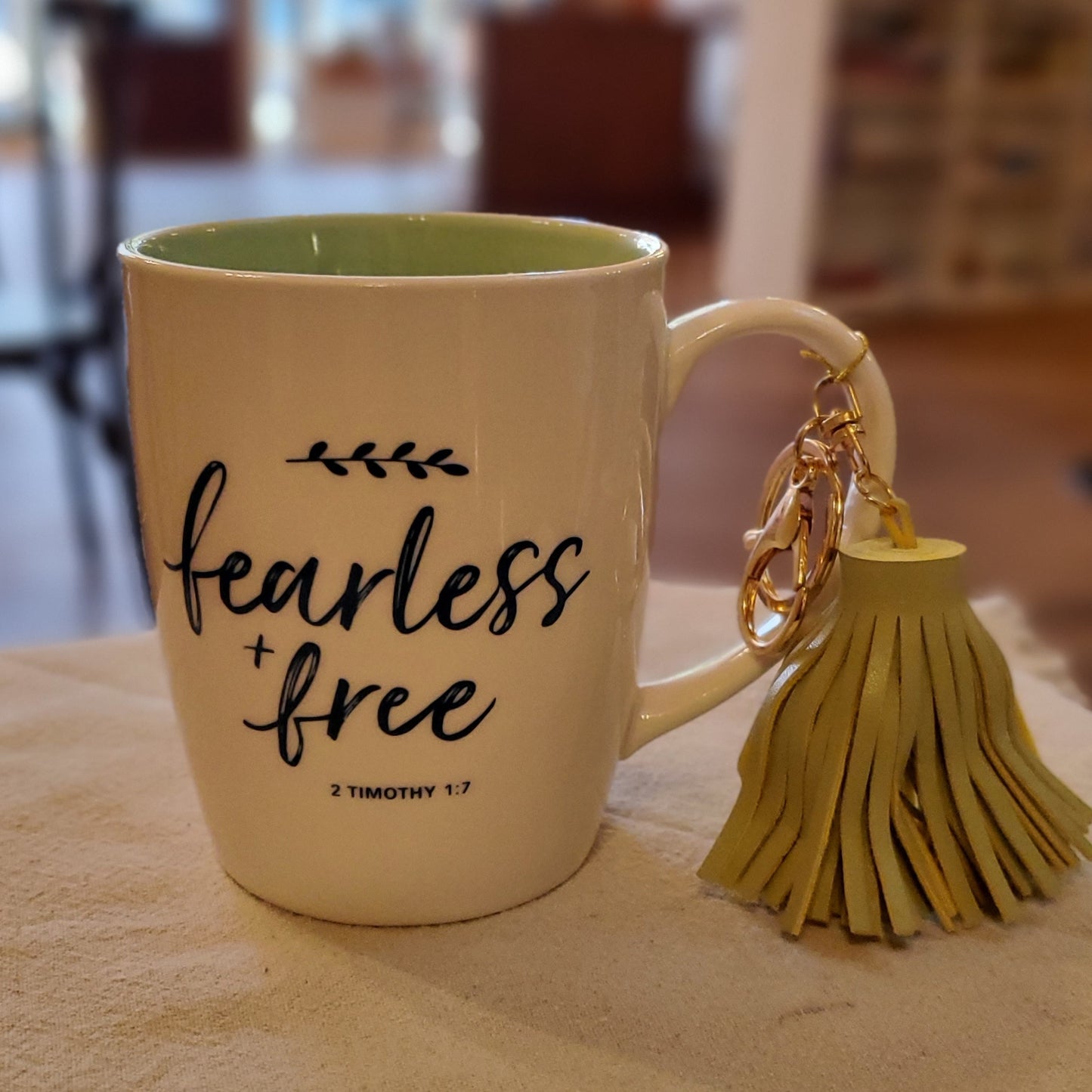 Mug - Fearless & Free (w/ key fob)