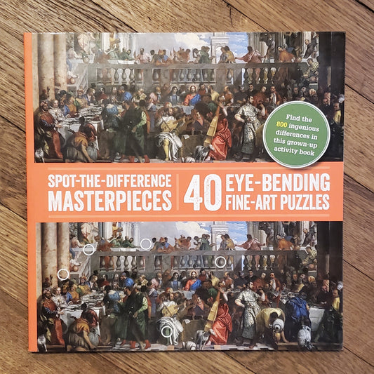 GB Spot-the-Difference Masterpieces: 40 Eye-Bending Fine-Art Puzzles