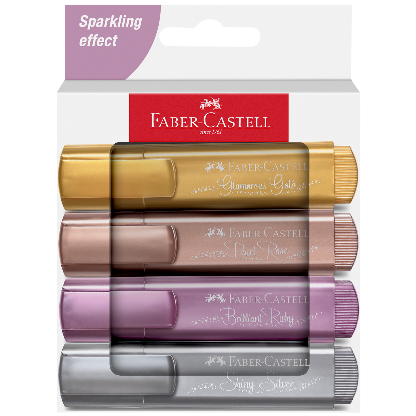 4 Count Metallic Highlighter Set B