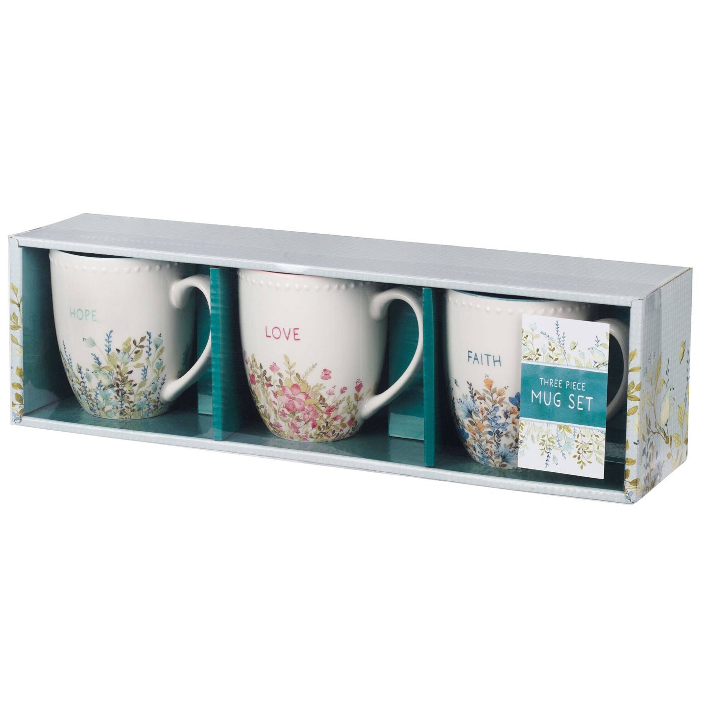 Mug Set 3pc Faith Hope Love (varies)