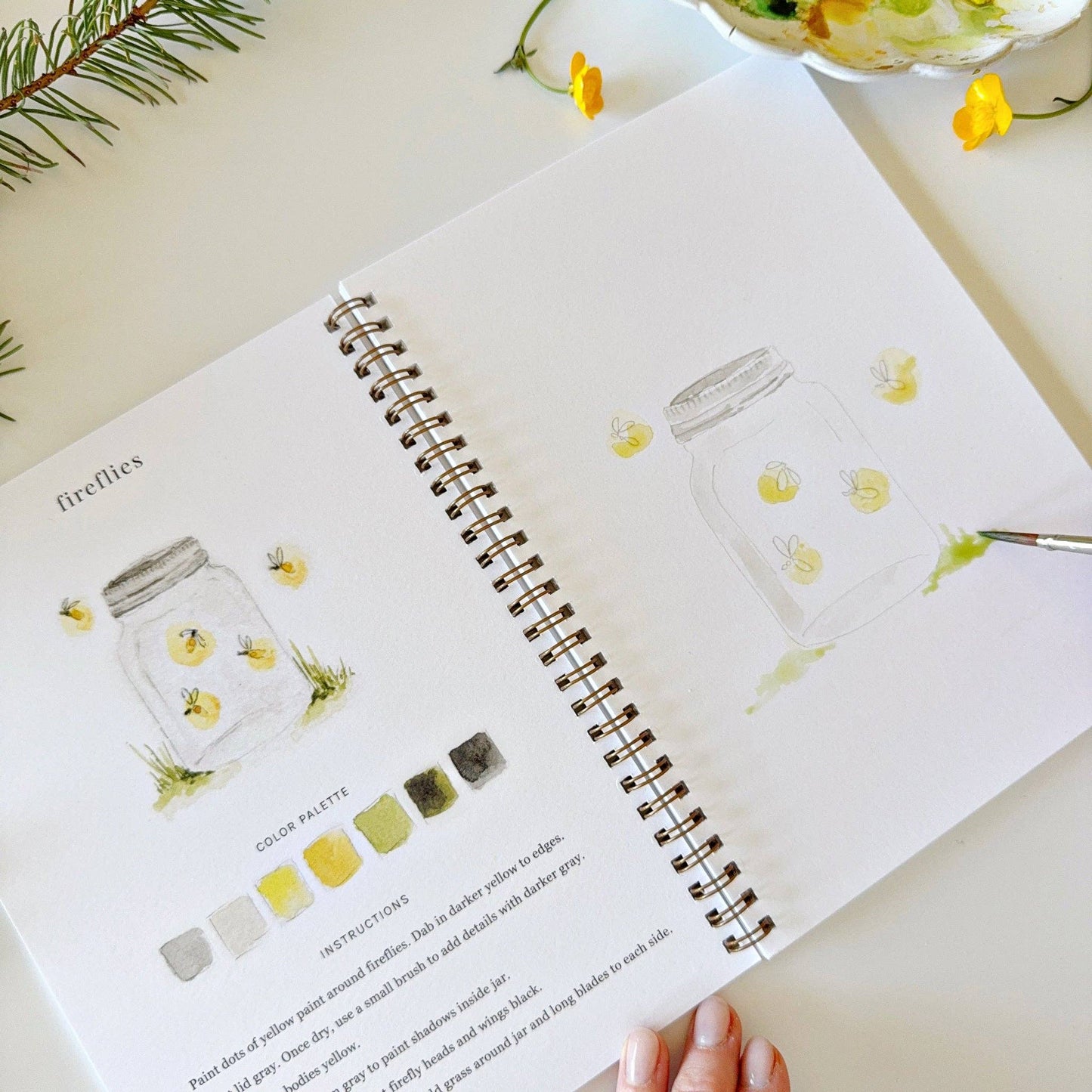 GB Camping Watercolor Workbook