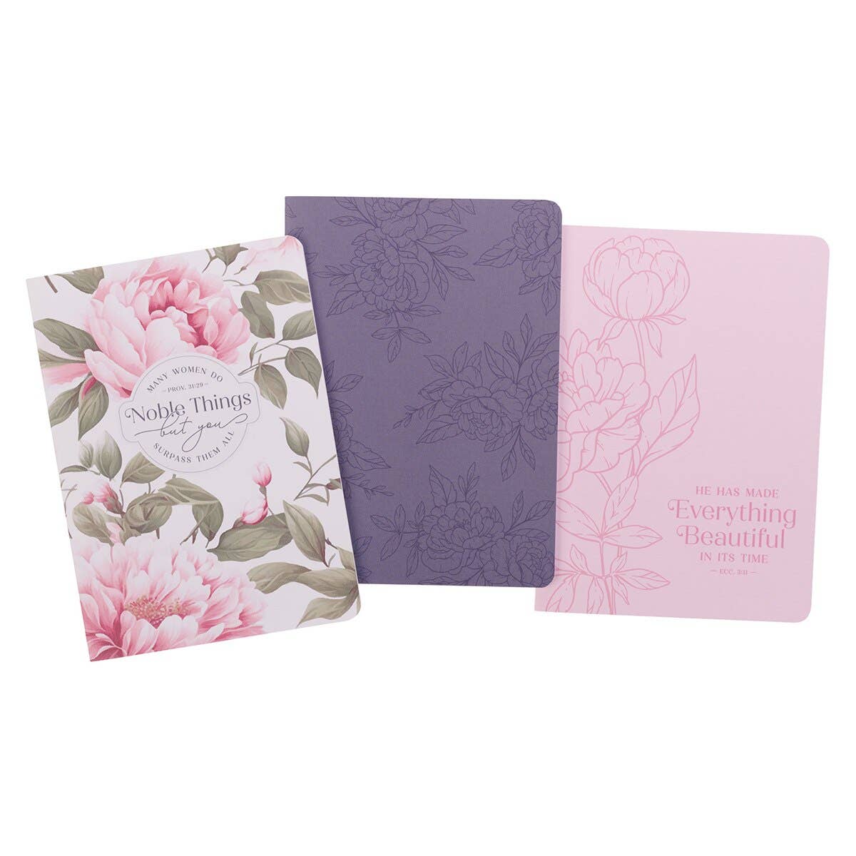 Notebook Set 3pc Noble Things Prov. 31:29