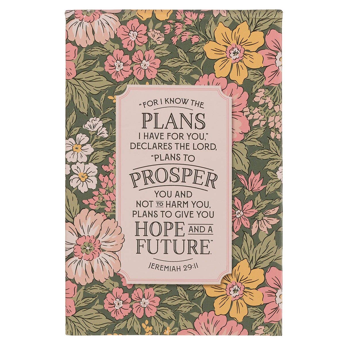 Notepad Hardcover Pink Floral Hope & A Future Jer. 29:11