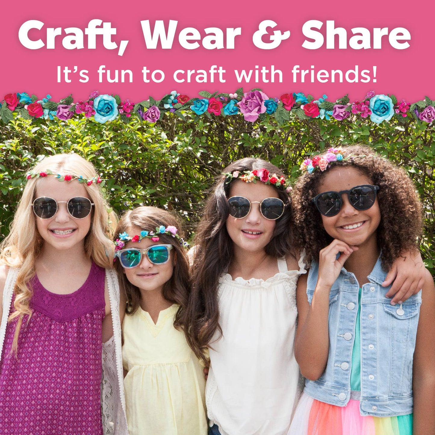 Create Your Own Flower Crowns DIY Craft Kit for Kids