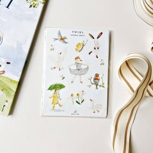 GB Twirl Sticker Sheets