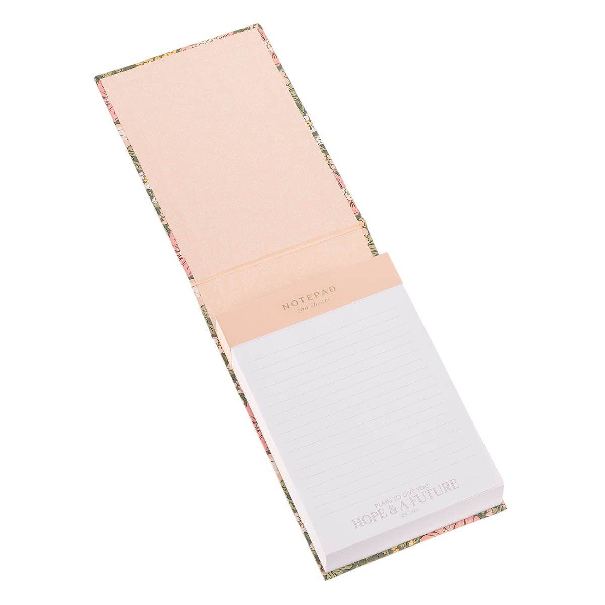 Notepad Hardcover Pink Floral Hope & A Future Jer. 29:11
