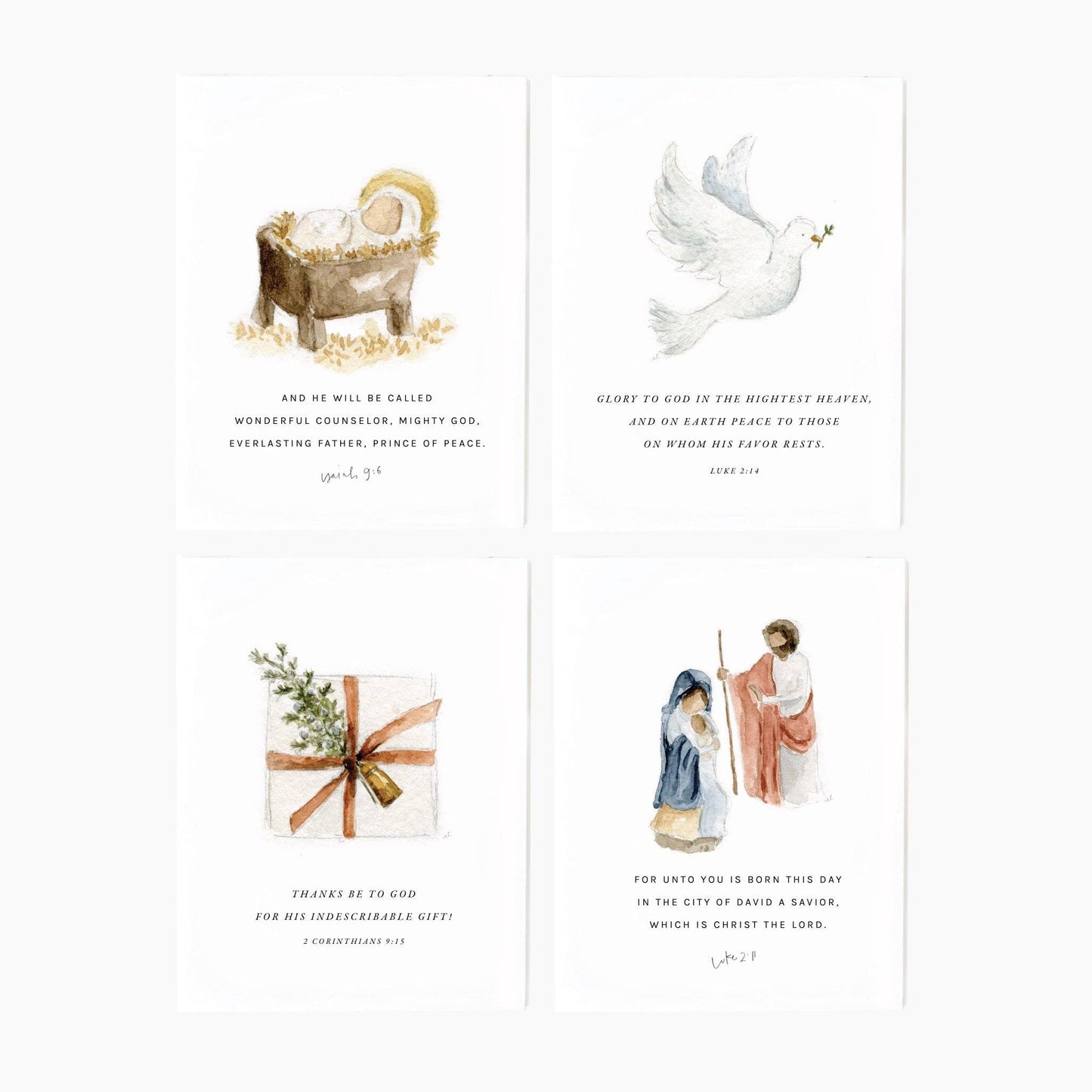GB Christmas Scripture Notecard Set