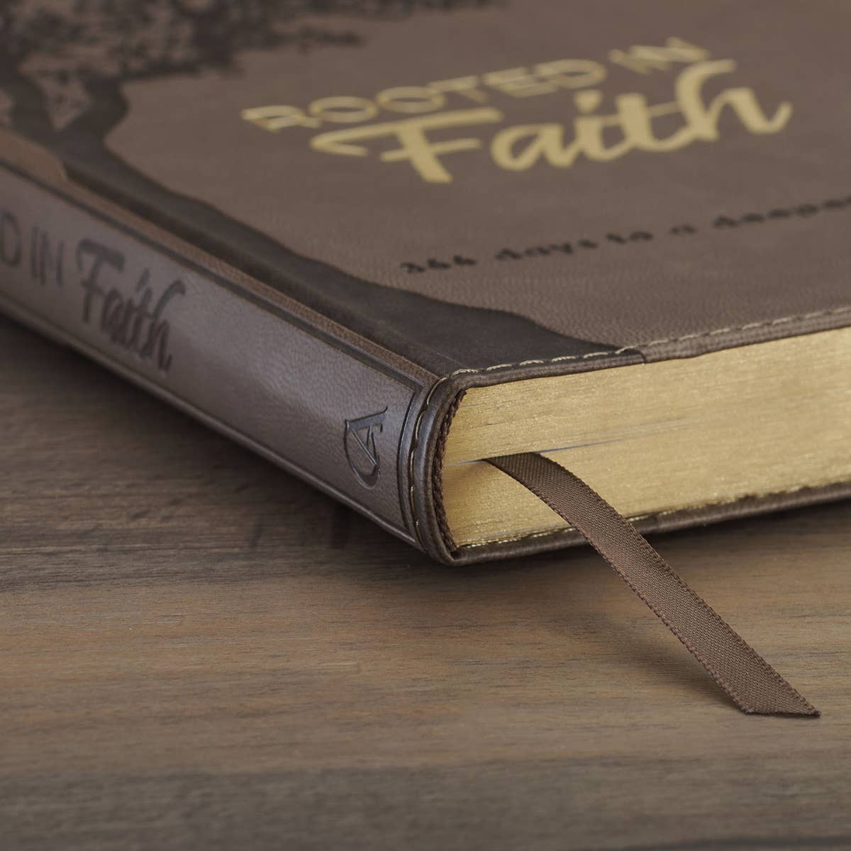 Devotional Rooted in Faith Faux Leather
