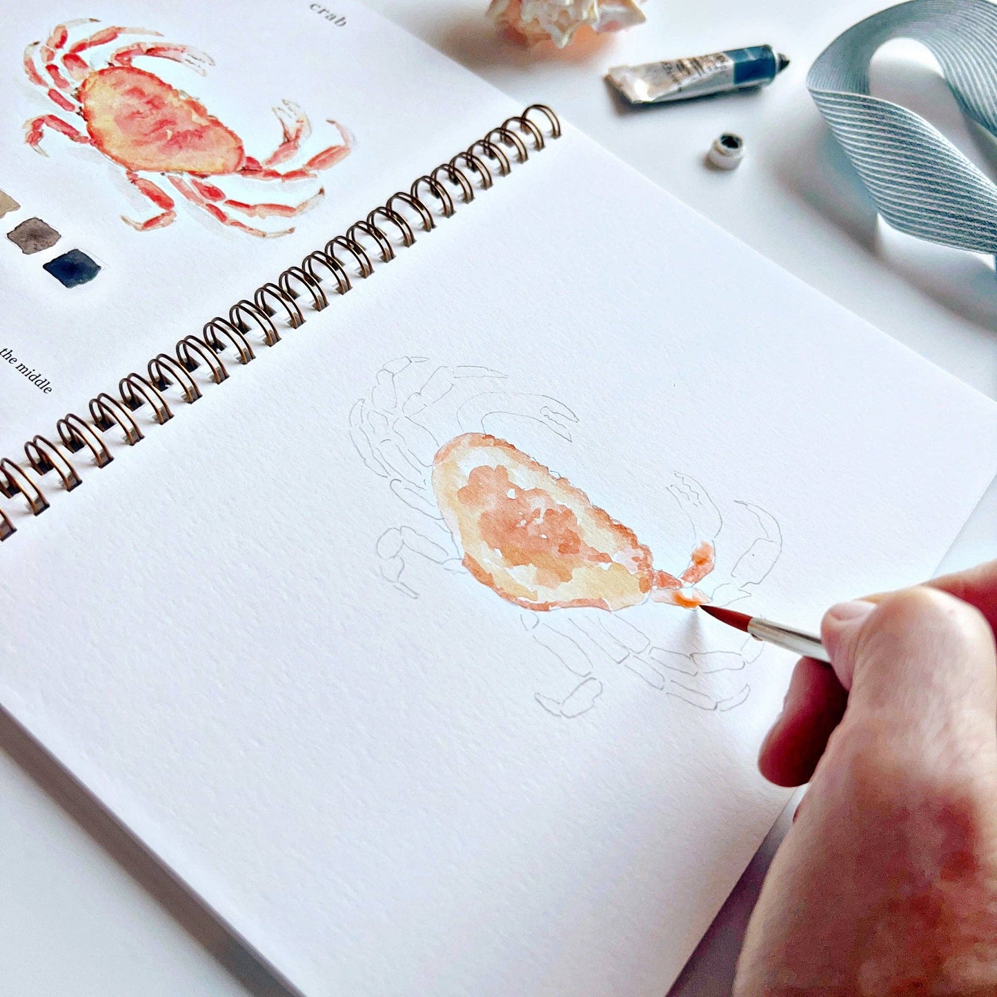 GB Seaside Watercolor Workbook