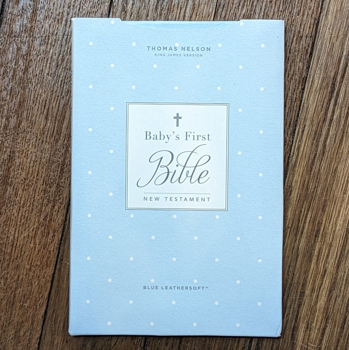 GB KJV Baby's First New Testament Bible (blue leathersoft)