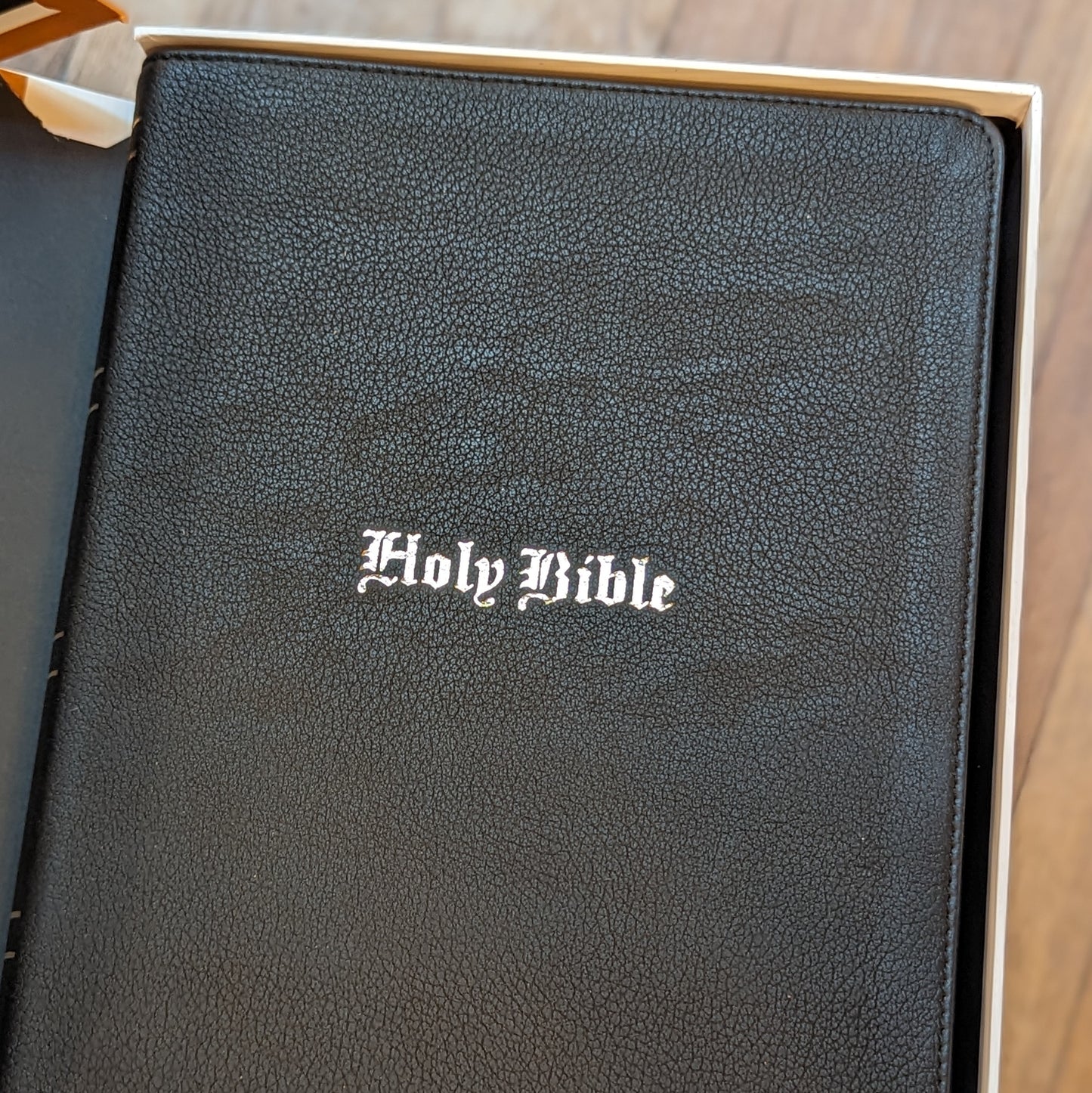 GB KJV Super Giant Print Reference Bible (black genuine leather)