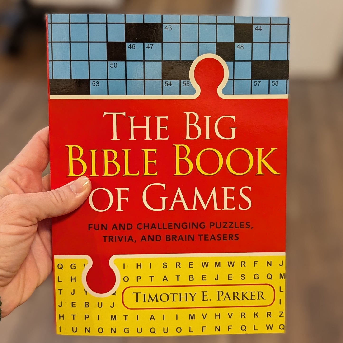 GB The Big Bible Book of Games: Fun and Challenging Puzzles, Trivia, and...