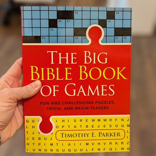 GB The Big Bible Book of Games: Fun and Challenging Puzzles, Trivia, and...