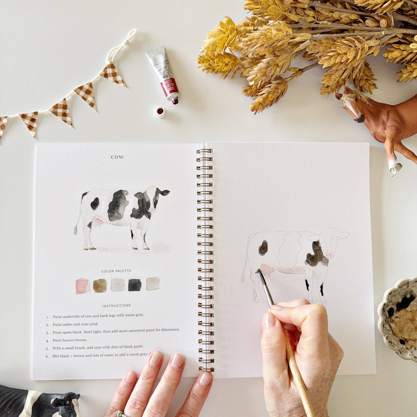 GB Farm Watercolor Workbook