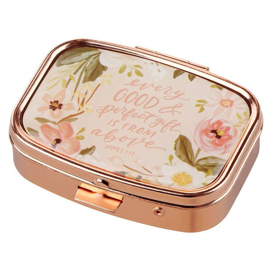 Pill Case Every Good & Perfect Gift James 1:17